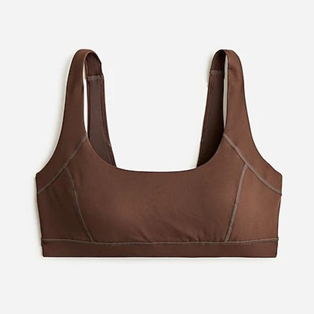 J. Crew CloudStretch scoopneck sports bra XXL
